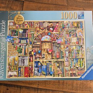 New 1000 piece Ravensburger the bizarre bookshop puzzle